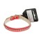 The collar is double-leather, with rhinestones, 24-28 x 1.2 cm Mix of flowers