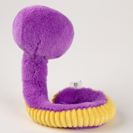 Soft New Year's toy "Snake", purple-4
