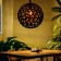 Ceiling light "Scythian" black 1x40W, E27, 45x45x50 cm