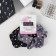 Hair elastic band "Orbit" (set 2 pcs) Ariadne peas, 10 cm, black gray
