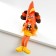 Interior doll "Granny in a costume chicken" 38x8x8 cm