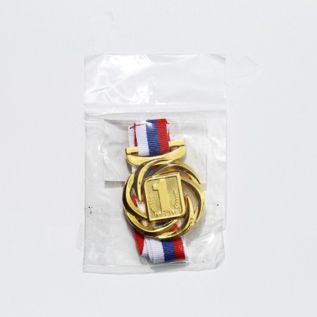 Prize medal 192 diam 4 cm. 1 place. The color of evil. With a ribbon-5