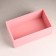 Wooden Kashpo 25x14x11 cm pink coral