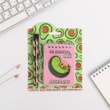 Set of notebook and pen 