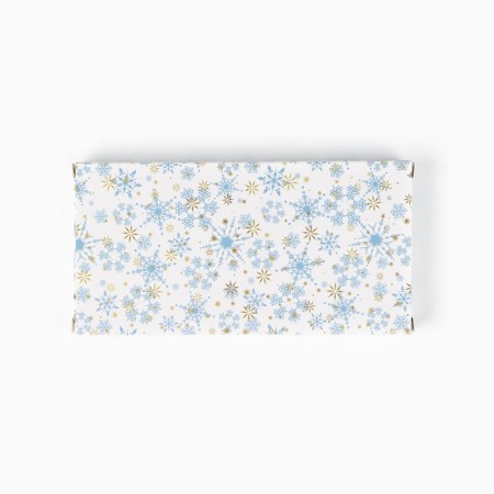 Box for chocolate "Snowflakes", 17.3 x 8.8 x 1.5 cm, New Year-2