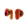 Wireless headphones Y89, TWS, inserts, BT 5.3, 30/300 mAh, transparent, orange