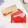 Envenue for money "with love" embossing, golden background, 17x8 cm