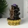 The desktop fountain from the network, the backlight "Radha and Krishna at the waterfall" bronze 20.5x20.5x28 cm