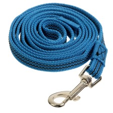 Kaponnoye Zononic leash with latex thread, 2 m x 1.5 cm, blue