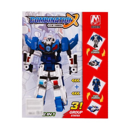 A set of robots "policeman", transformed-11