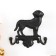 Hooks decorative cast iron "dog" 16x4x16 cm