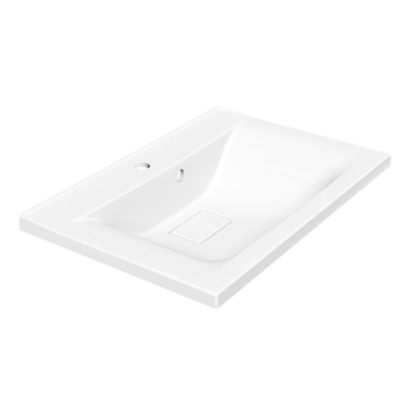 Paola Elegante sink, half -vested, 65 cm, rectangular