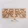 Puzzle interhemispheric board Small "Curls and Laralger"