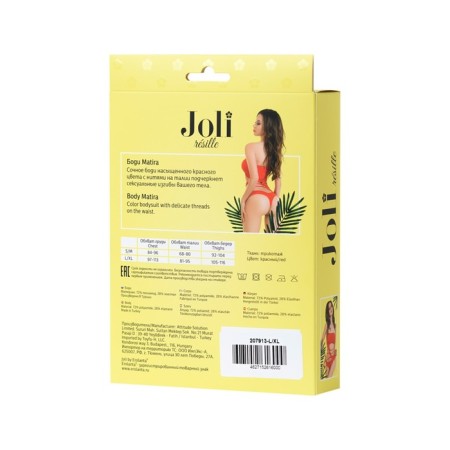 Body-net Joli Arashi, size l/xl, red color-5