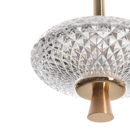 Lamp "Aladard" LED 10W 3000-6000k gold 13.5x13.5x21.5-121 cm-8
