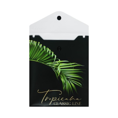 The convert folder on the A6, 140 x 170 mm button, 180 microns, vertical, Devente tropicana, foil embossing, mix x 4 colors, cardboard box-1