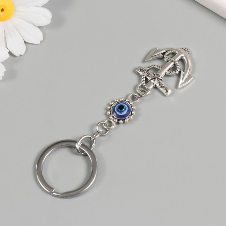 Keychain from the evil eye metal "Anchor" 2.7x6 cm-2