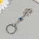 Keychain from the evil eye metal "Anchor" 2.7x6 cm