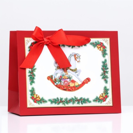 Gift package "New Year's horse", 23 x 18 x 10 cm