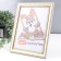 Photo frame plastic 15x21 cm white (981)
