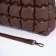 Load bag with zipper, long belt, brown color