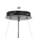 Lamp Bayerlux 1642/2 LED 120W 3000-6000K black 41x41x21-121 cm