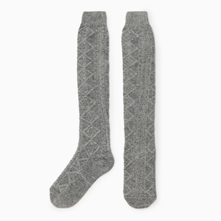 Golts women's woolen textured knitting color is gray, size 23