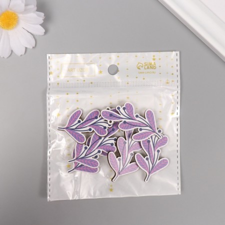Decor for creativity tree "Vetochka" set 6 pcs 4.5x3x0.3 cm-3