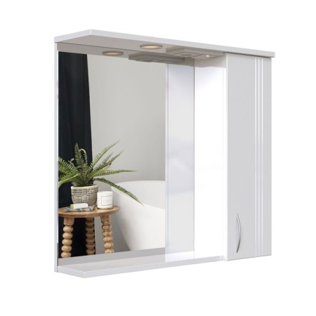 Cabinet-mirror suspended SANSTAR "Volga 70" White