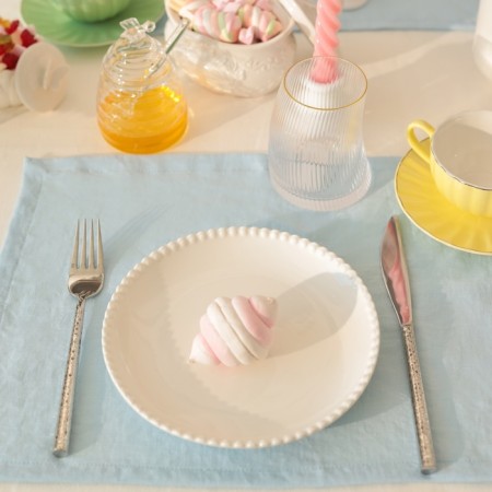 Set of napkins Ethel Color Blue, 30x40 cm - 4 pcs, 100% flax 170 g/m2-3
