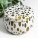 Casket Metal Round "Drawings with gold on white and black" mix 5.2x7.5x7.5 cm