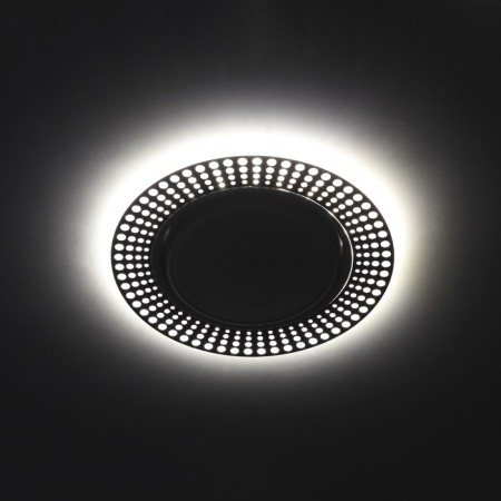 Lamp built -in era DK LD29, IP20, 15W, 120x38 mm, 4000k, white/black color-1