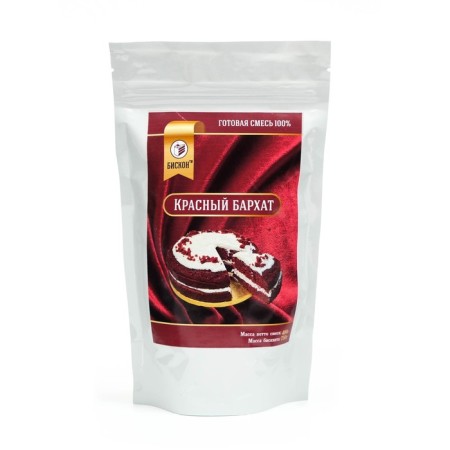 Mixture "Biscon red velvet 100", 400 g-2