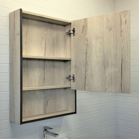 Mirror Comfort Comfort Vienna 55 for the bathroom, color smoky oak color-4