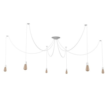 Lamp "Spider" 6x40W E27 White Bayerlux