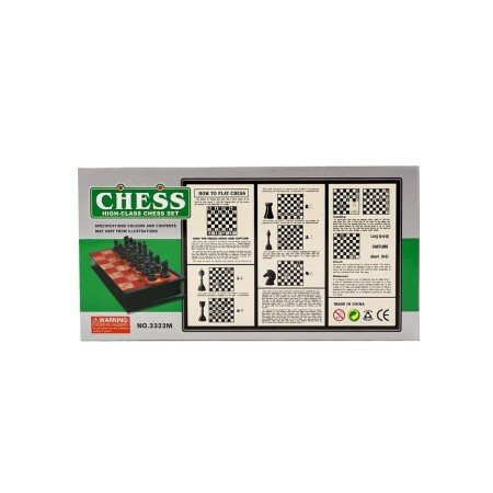 Chess 26 x 26 cm, King H-4.6 cm, d-1.9 cm, plastic board and figures-8