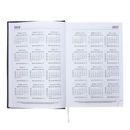 Dated 2024 diary A5 168 Vivevella sheets, purple dark-4