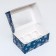 Packaging for 6 cupcakes with the window "Snowflakes", 25 x 17 x 10 cm