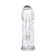 Toyfa, TPE penis, transparent, 13.5 cm