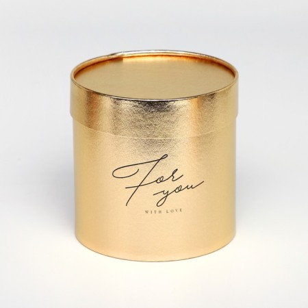 A set of gold hats 2 in 1, gift packaging, “For You”, 12 x 12, 15 x 15 cm-3