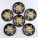 Paper plate "Happy Birthday", star, set 6 pcs.