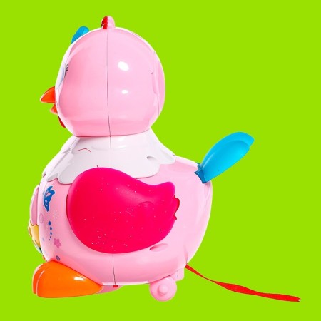 The developing toy "Kurochka", light and sound effects, carries the egg, mix-8