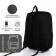 Youth backpack, Fulldorn, classic, lightning department, 2 external pockets, black color