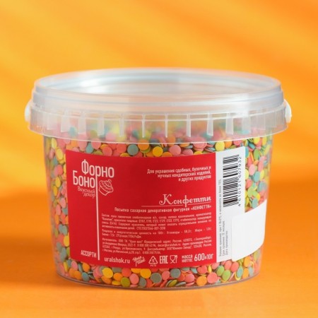Confectionery Sprinking "Confetti", 600 g-1