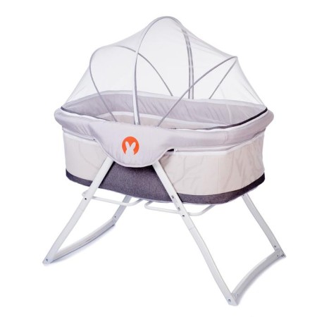 Carrycot bed bed, light gray color