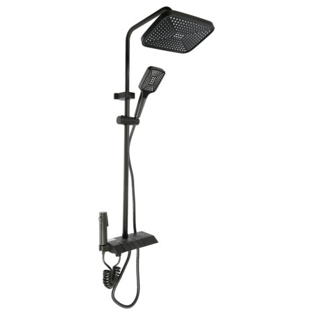 The shower system Zein Z3685, the upper and hand watering can, PVC hose, hygienic set, graphite