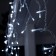 Garland "fringe" 3 × 0.6 m, IP44, UMS, transparent thread, 160 LED, white glow, white flicker, 220 V