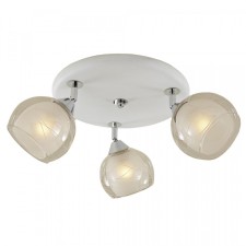 Спот Citilux «Самба» CL158131, 36х36 см, 3х75Вт, E27, цвет черно-белый