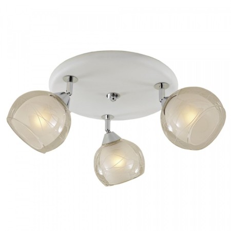 Citilux “Samba” CL158131, 36x36 cm, 3x75W, E27, black and white color