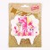 Candle for cake the number “1 year, animals” ”1“ pink, 8 cm